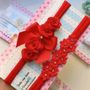 KIT 2 FAIXINHAS FLORES