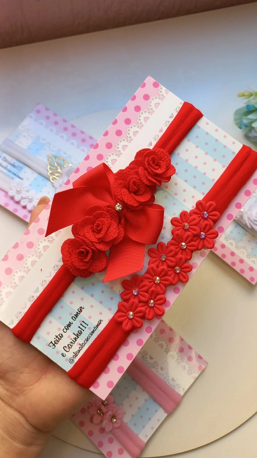 KIT 2 FAIXINHAS FLORES