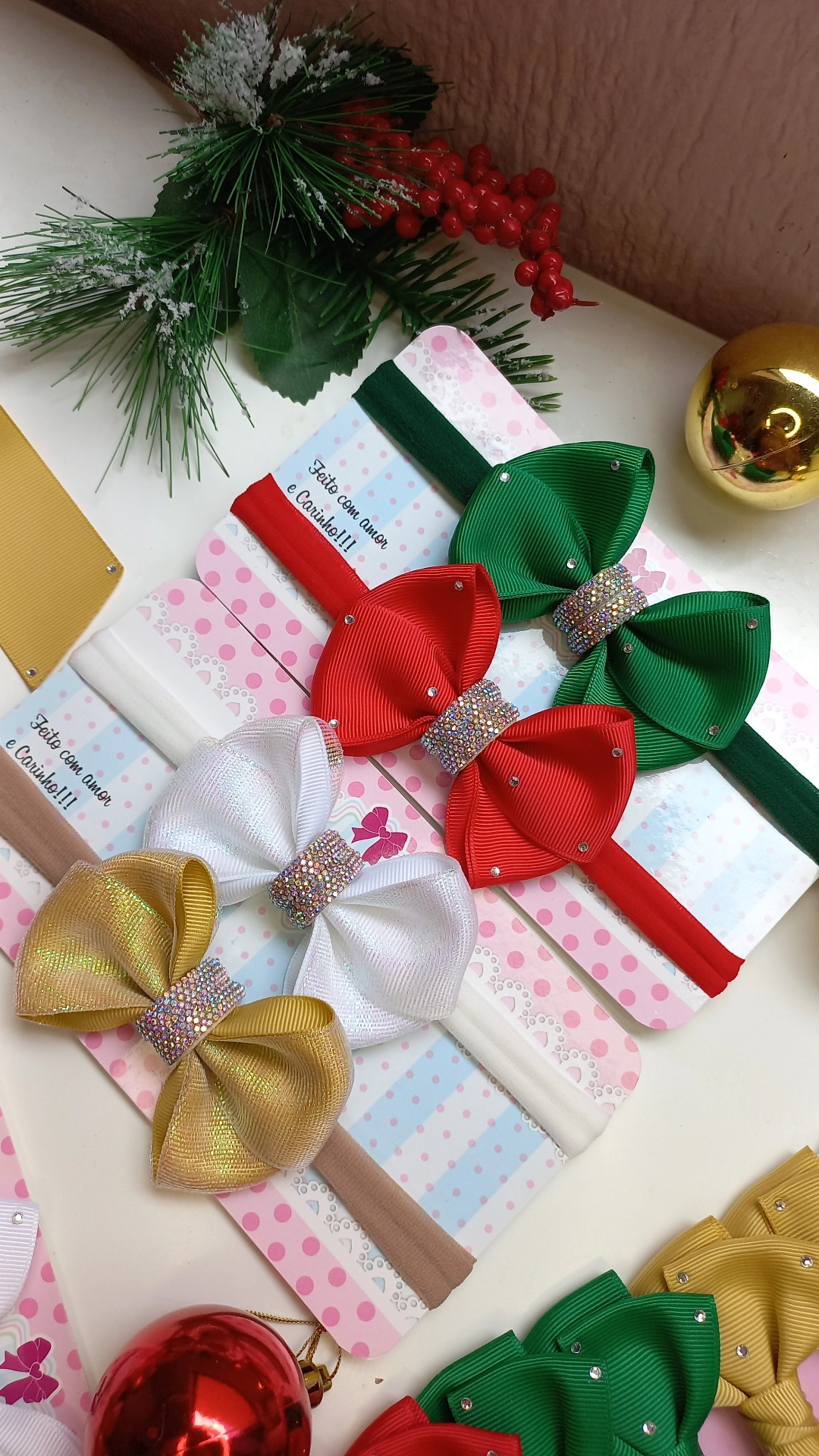 FAIXINHA LUXO COLEÇÃO FESTAS 2024