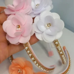 TIARA FLORES LUXO
