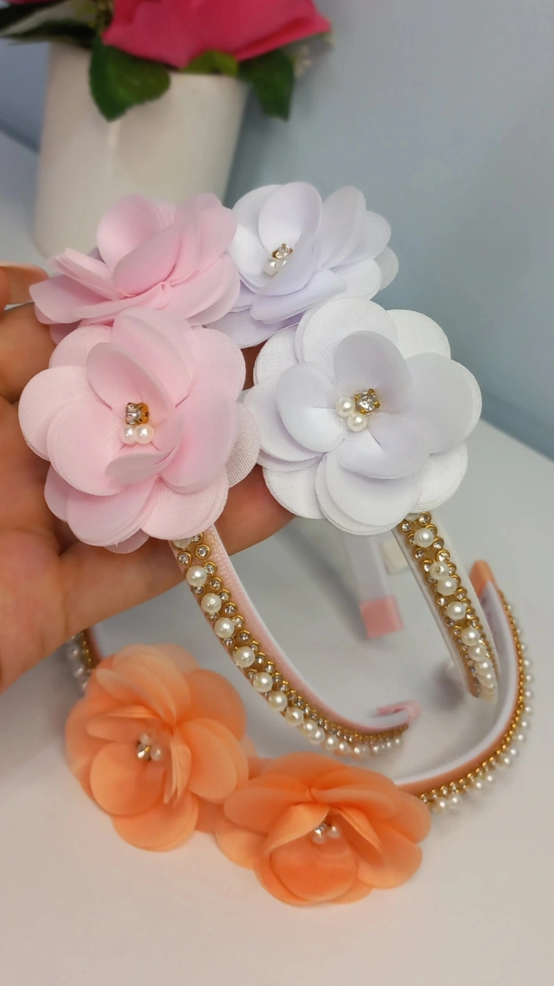 TIARA FLORES LUXO