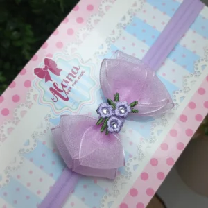 FAIXINHA ORGANZA LILÁS