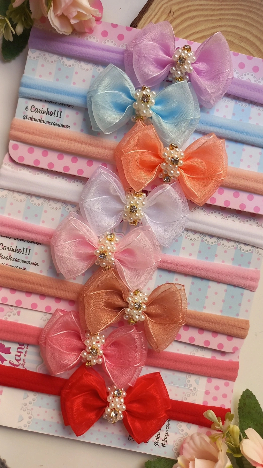 FAIXINHA ORGANZA (BORDADA)