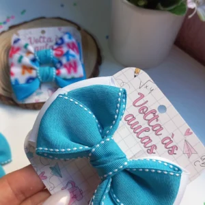 LAÇO ESCOLAR (AZUL,BRANCO)