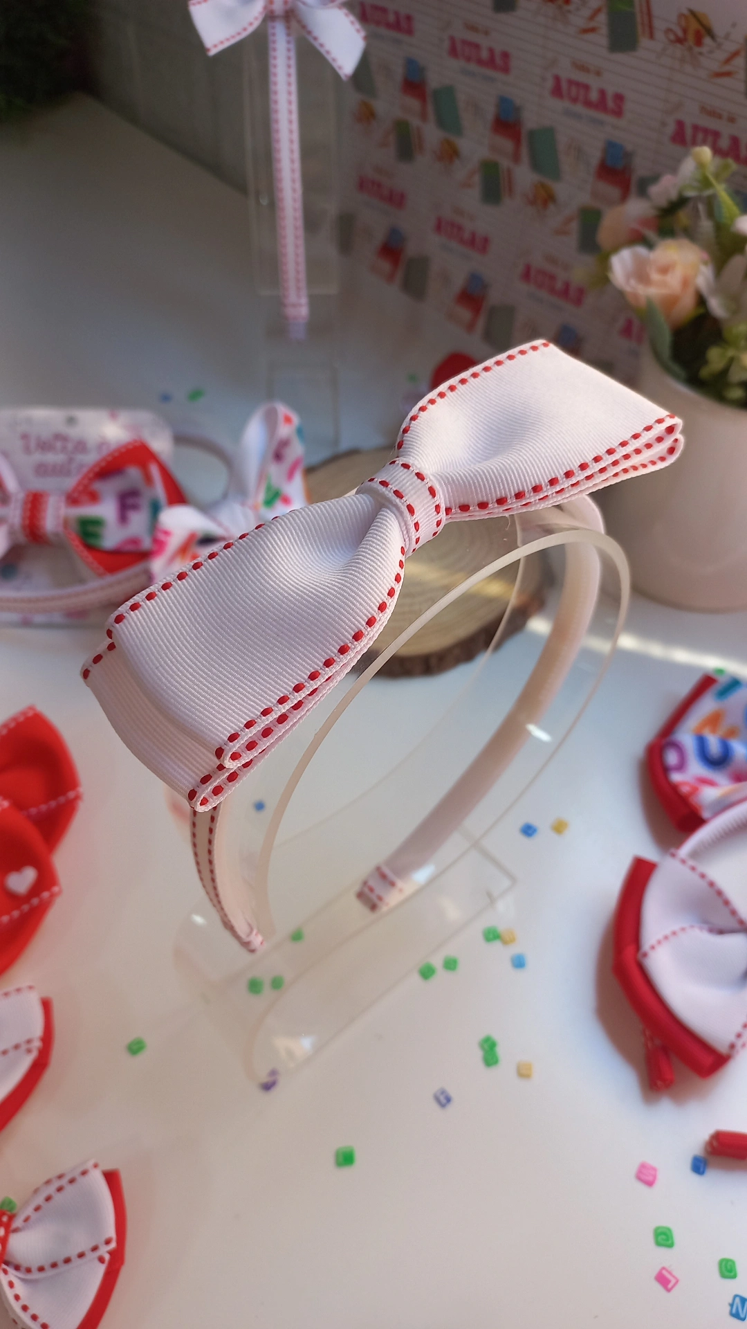 TIARA ESCOLAR (BRANCO)
