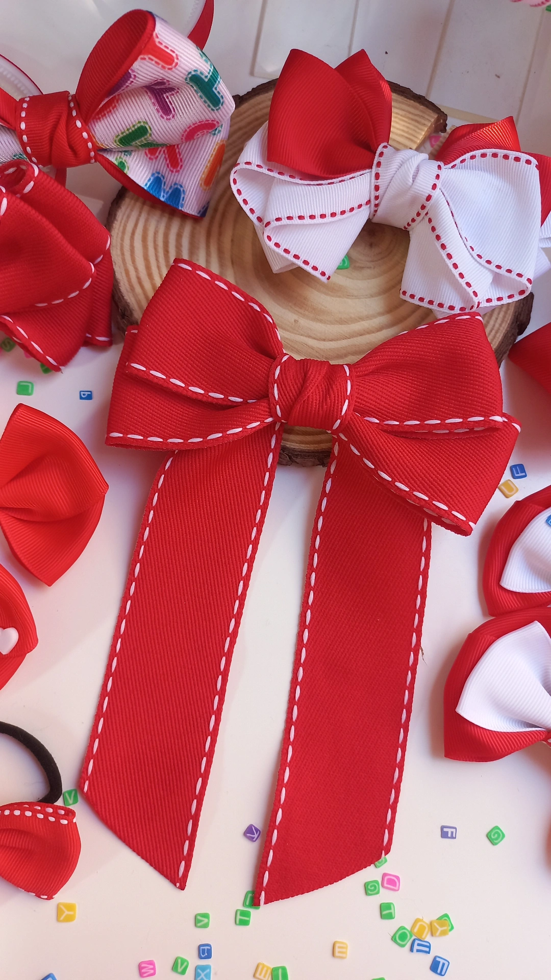 LAÇO PONTA ESCOLAR (VERMELHO)