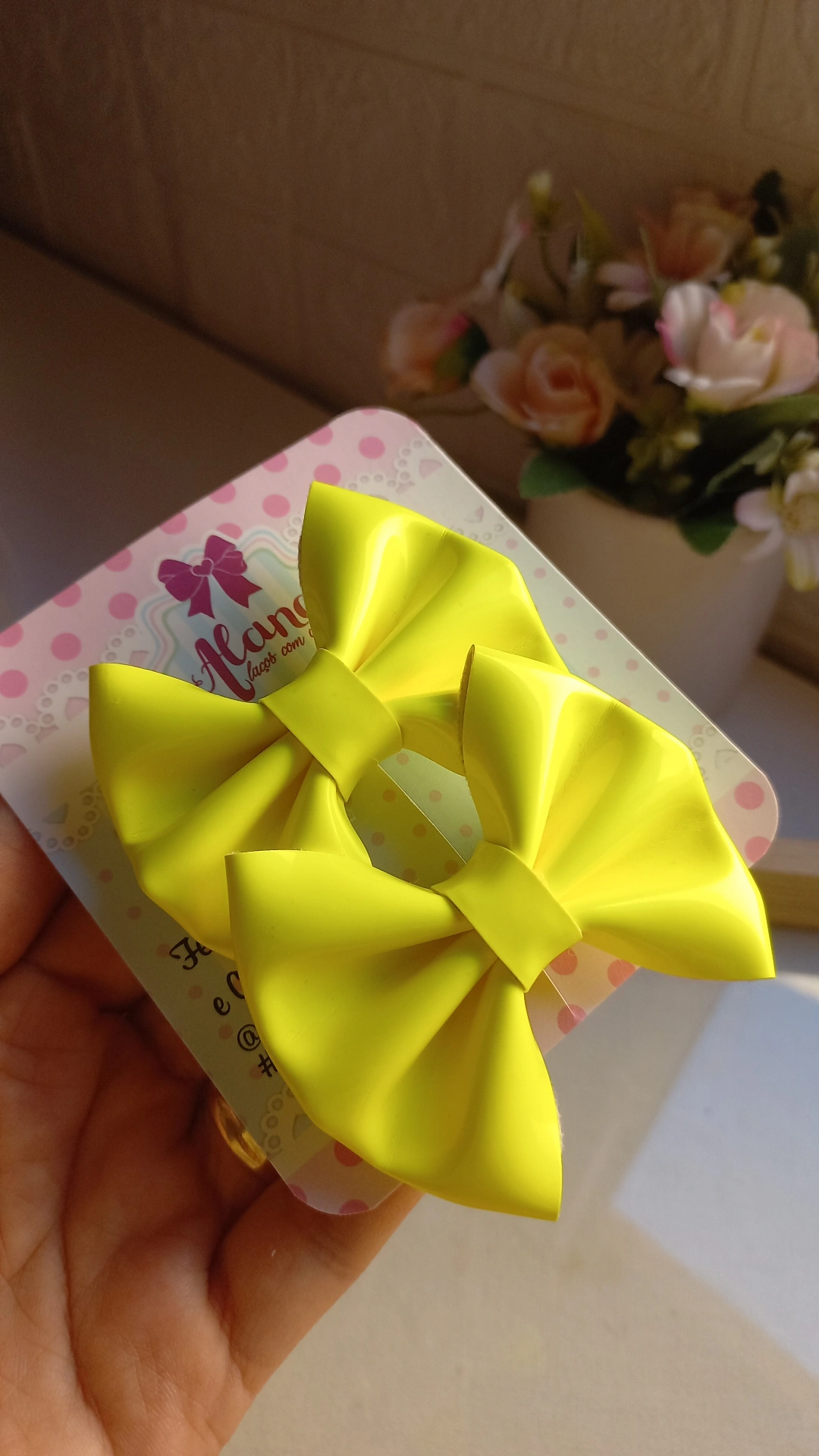 PARZINHO LONITA AMARELO NEON