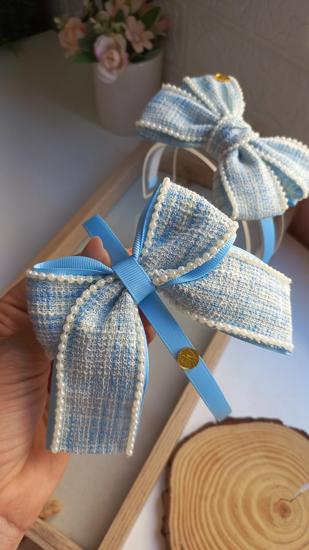 TIARA CÉU AZUL PONTAS