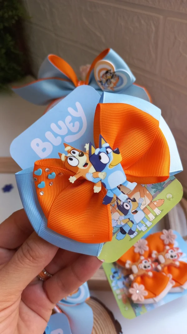 LAÇO BLUEY E BINGO ( COLEÇAO BLUEY)