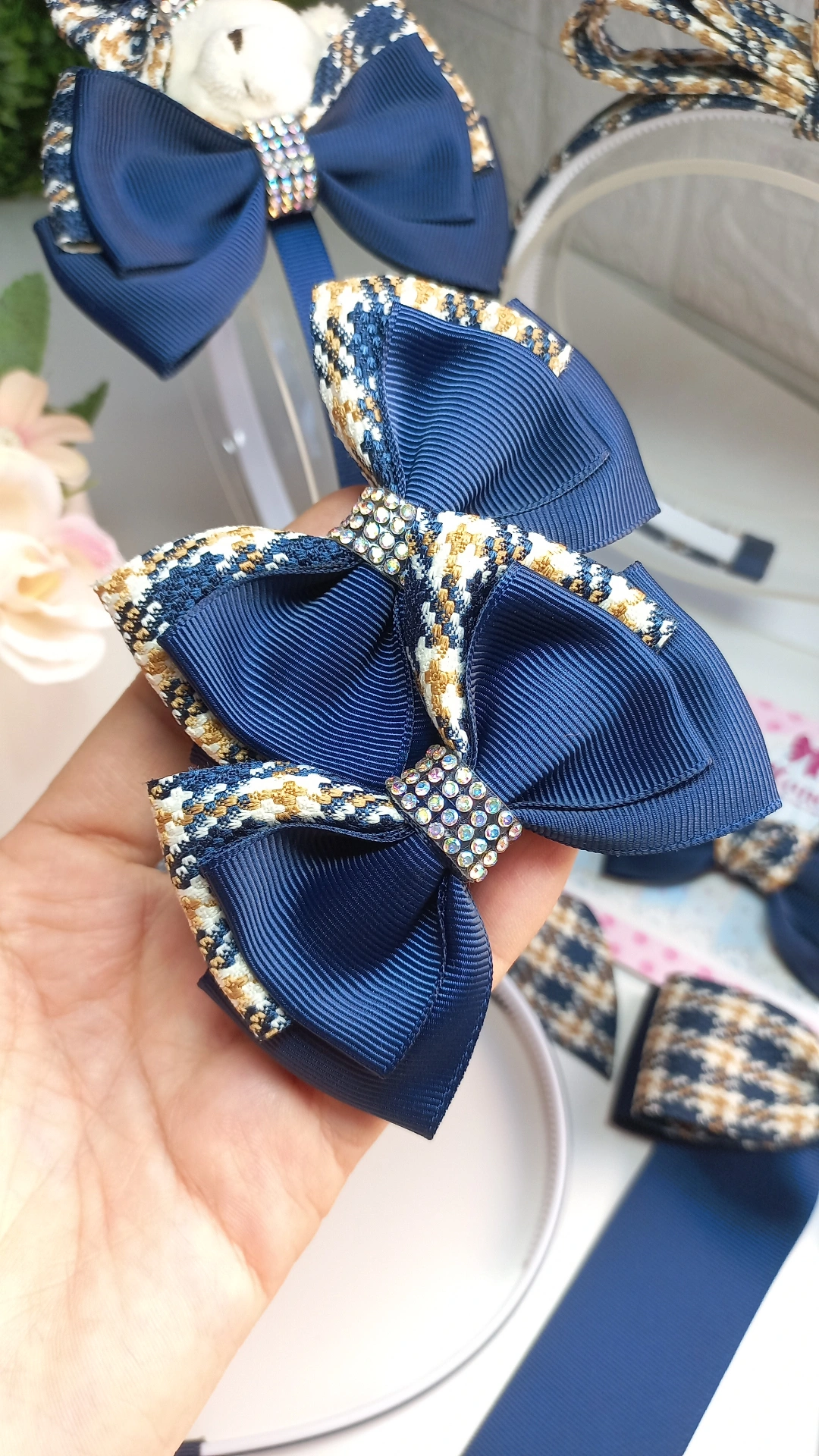 PARZINHO AZUL MARINHO ESTAMPADO