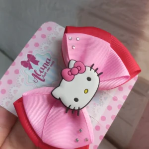 LAÇO HELLO KITTY ROSA E VERMELHO