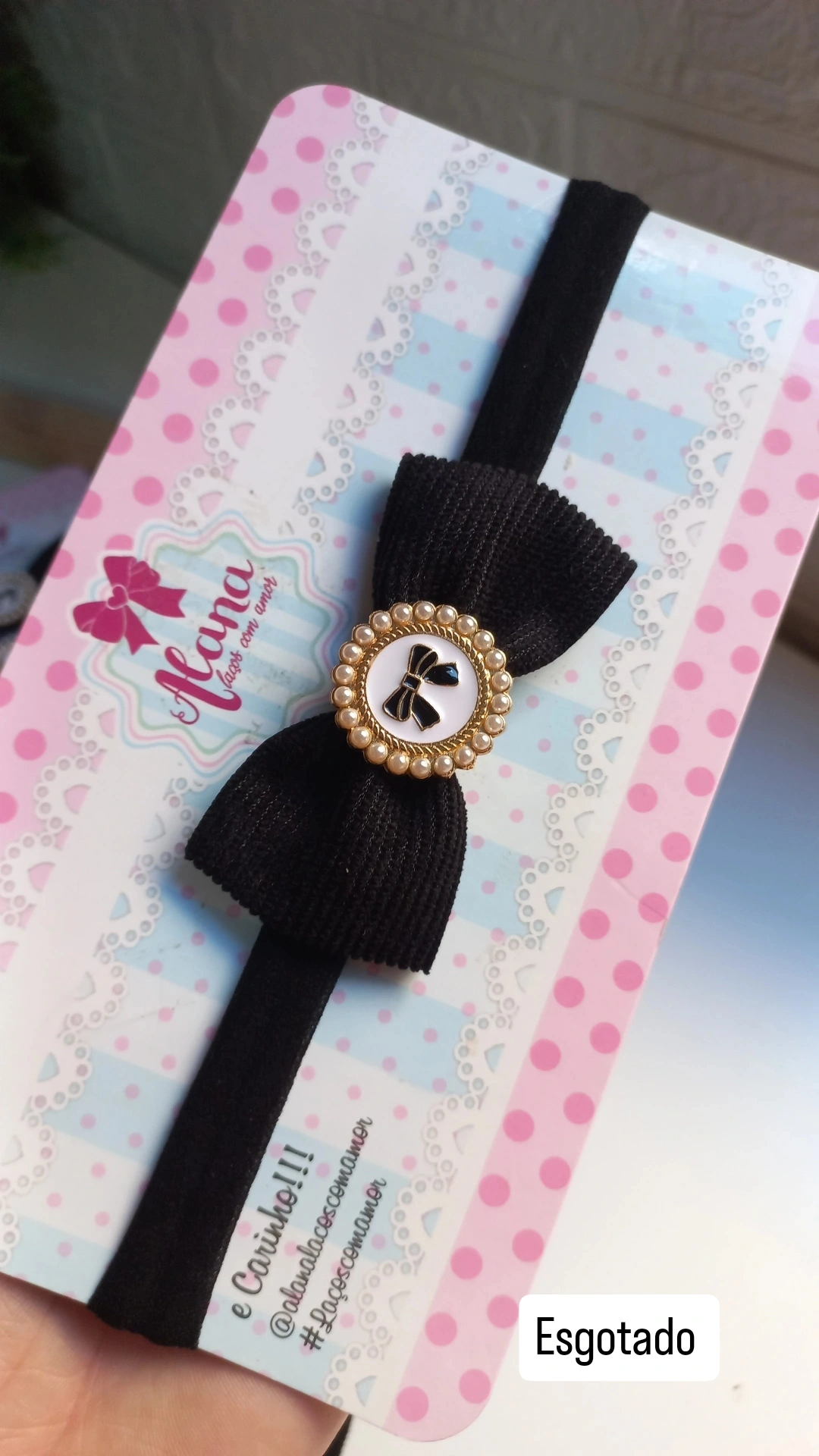 FAIXINHA LACINHO LUXO