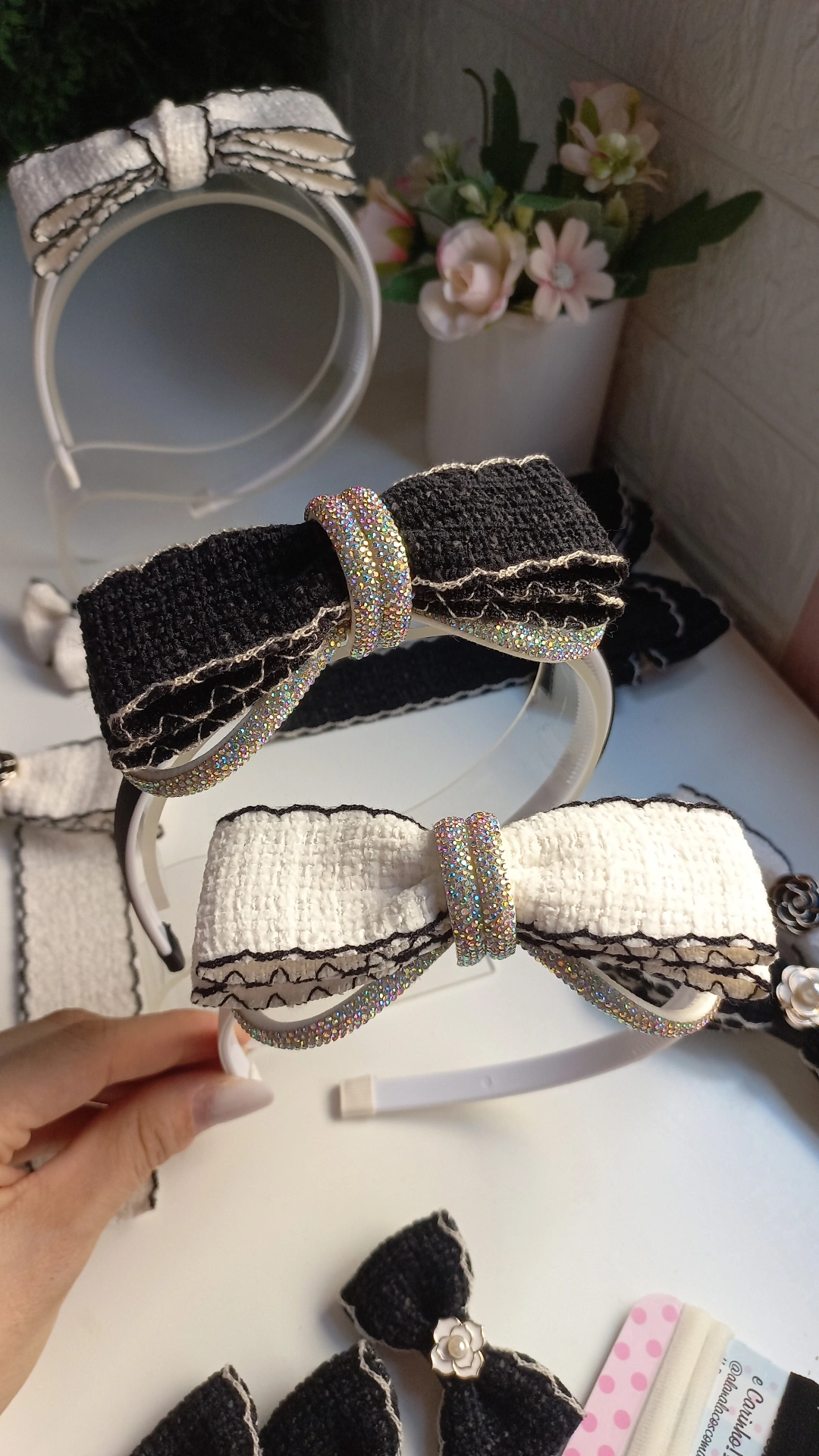 TIARA LUXO COLEÇÃO CHANEL