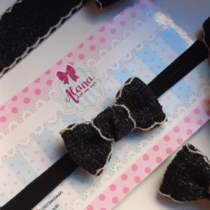 FAIXINHA PRETA COLEÇÃO CHANEL