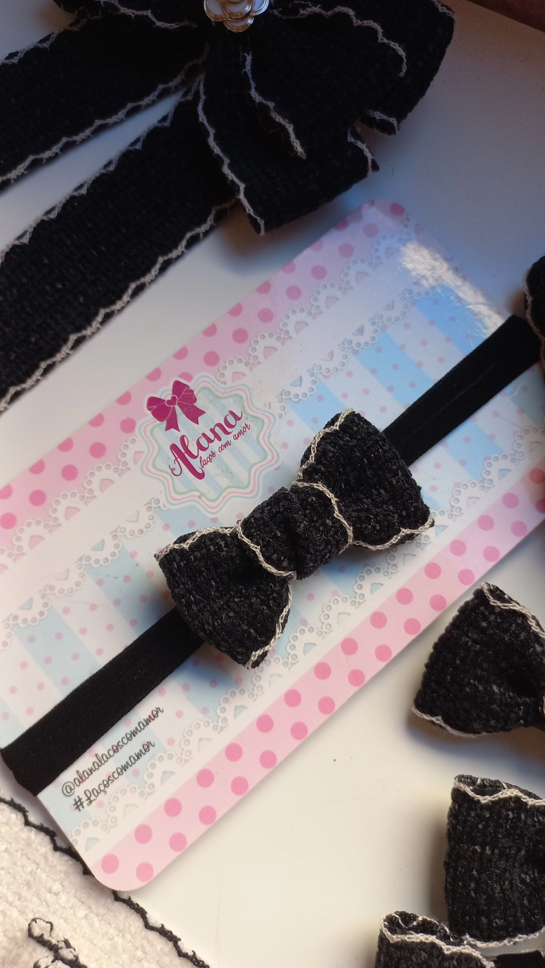 FAIXINHA PRETA COLEÇÃO CHANEL