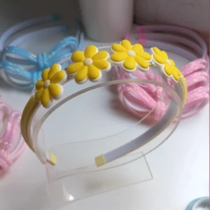 TIARA FLORES AMARELA