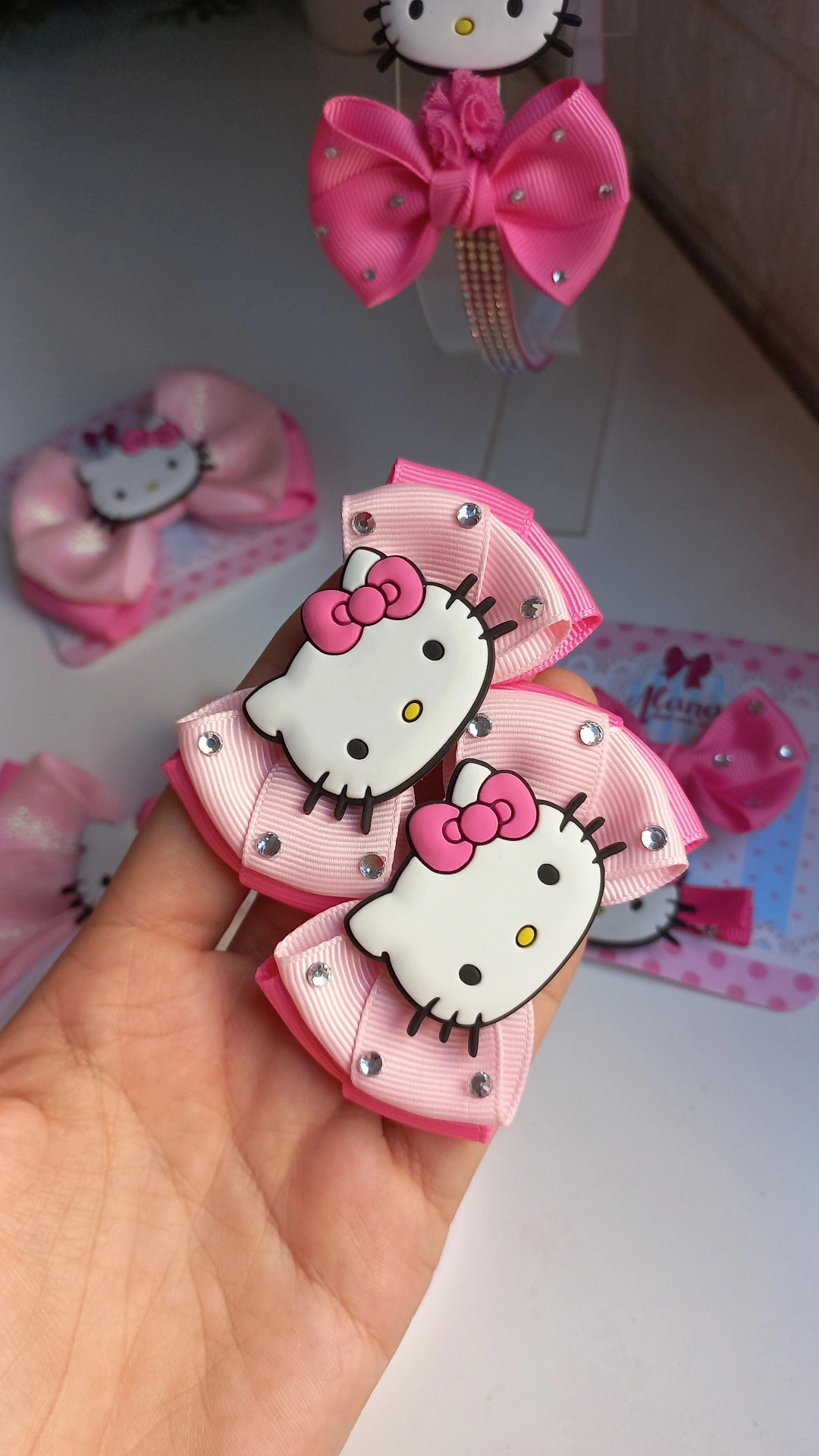 PARZINHO HELLO KITTY ROSA