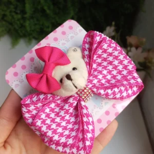 LAÇO URSINHO ROSA PINK