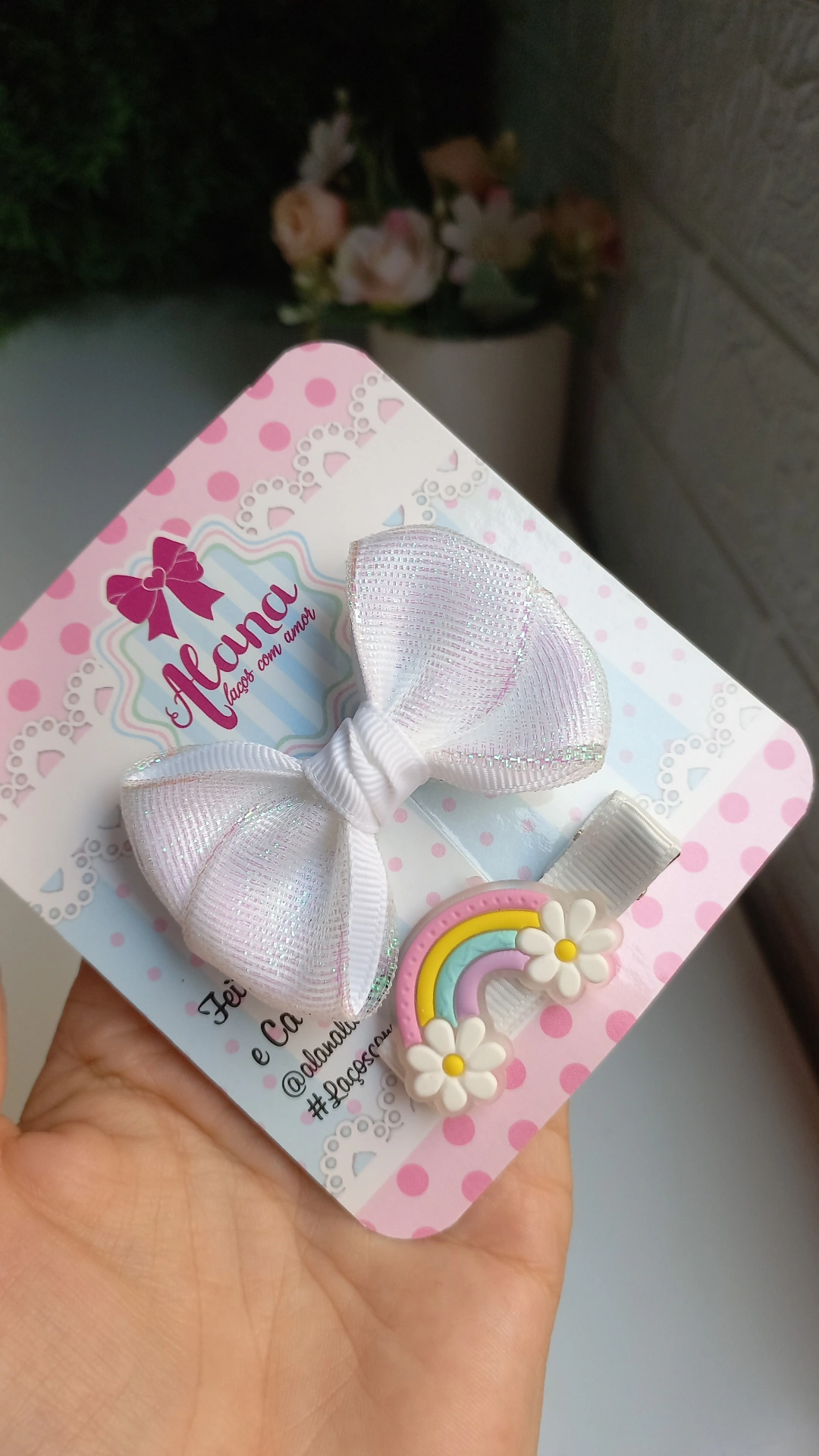 HAIR CLIP ARCO-ÍRIS