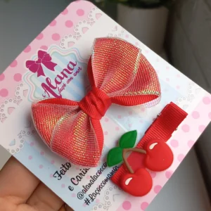 HAIR CLIP CEREJA