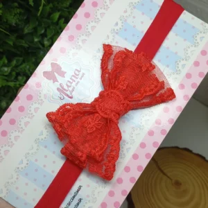 FAIXINHA RENDA VERMELHA