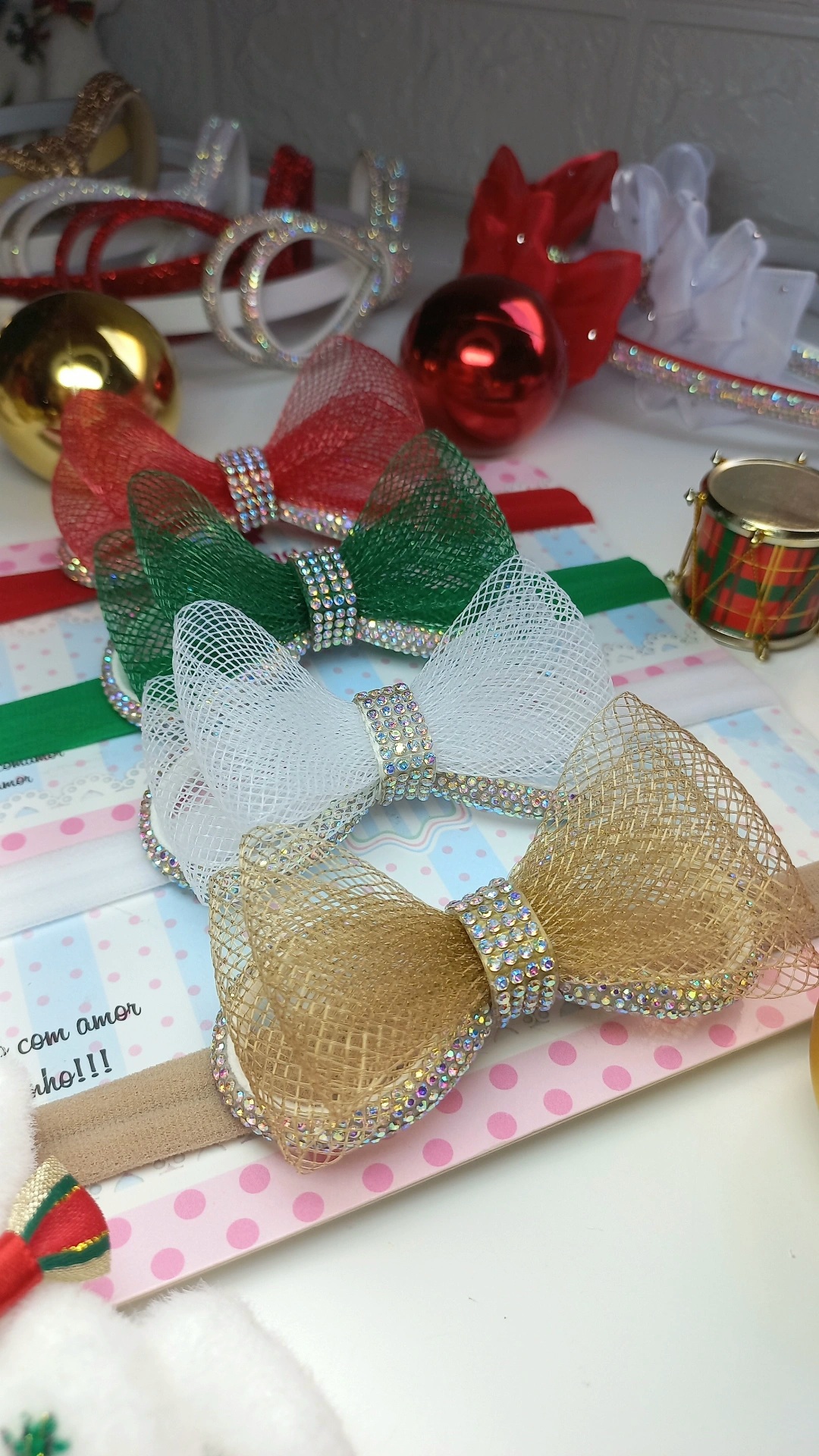 FAIXINHA LUXO COLEÇAO FESTAS