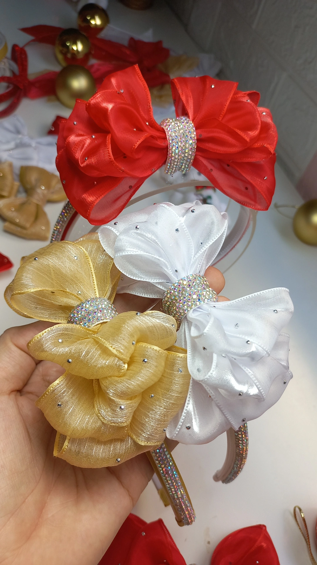 TIARA LUXO COLEÇÃO FESTAS