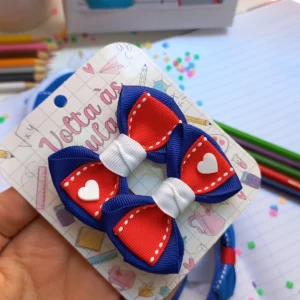 PARZINHO ESCOLAR CORAÇÃO ( INFORME A COR DO UNIFORME)