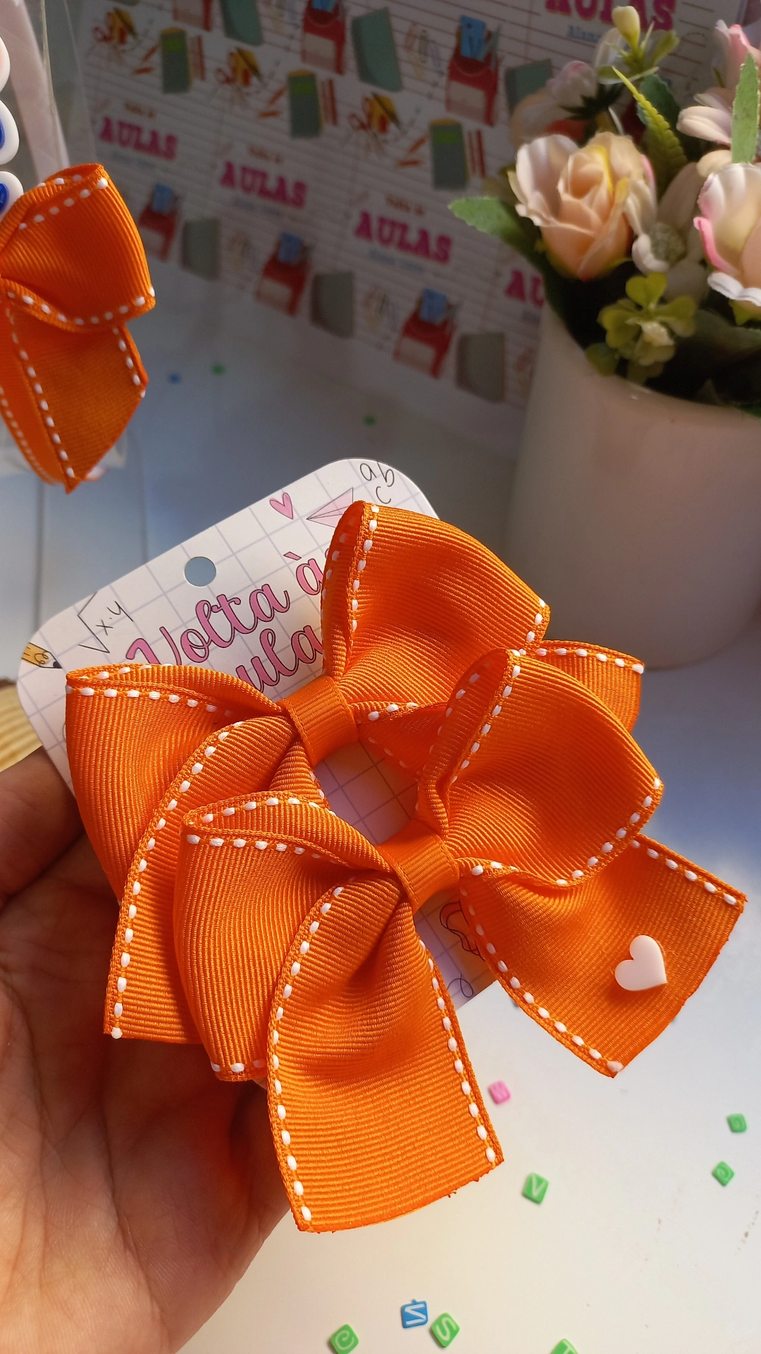 PARZINHO ESCOLAR CORAÇÃO ( INFORME A COR DO UNIFORME )