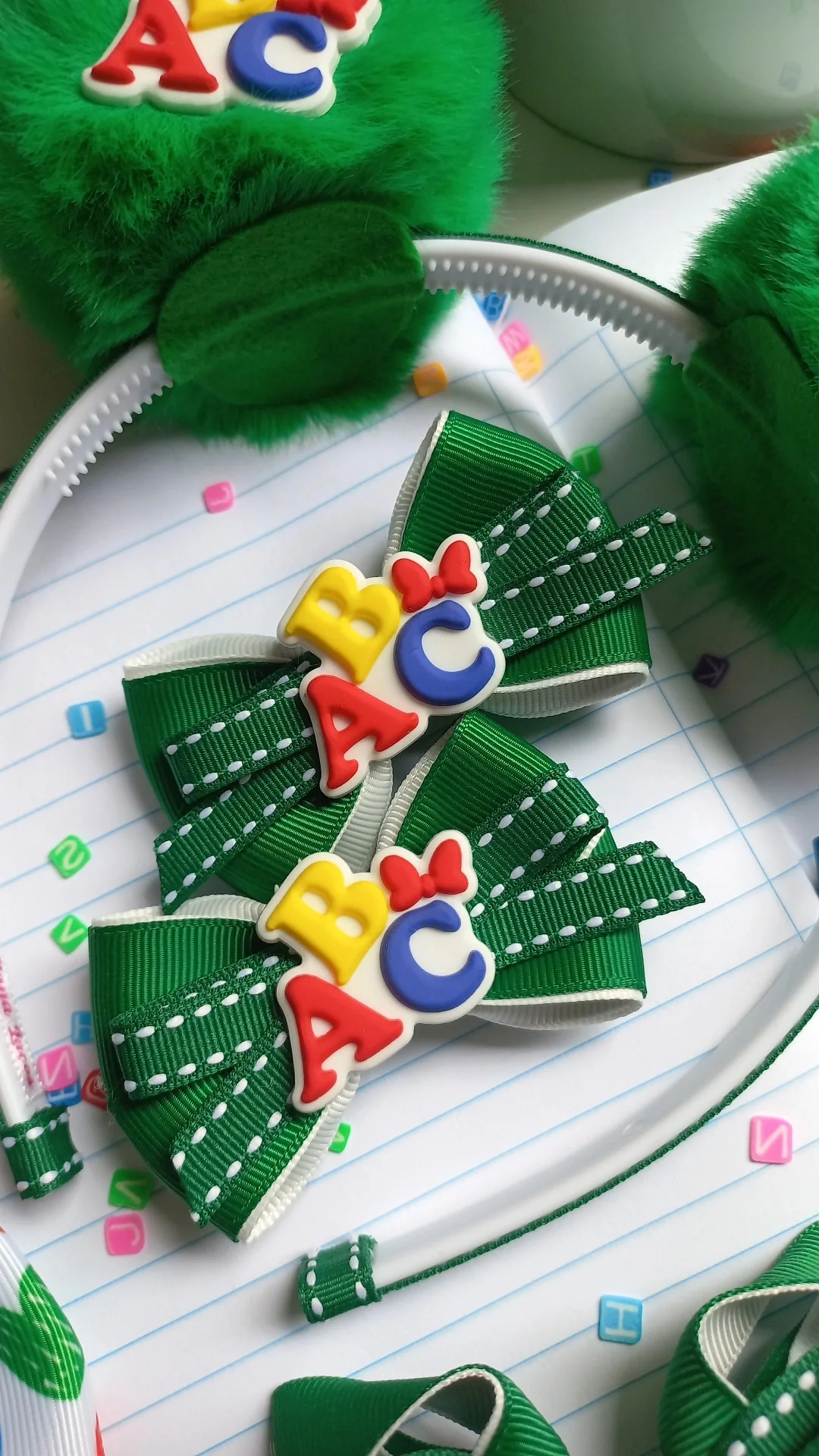 PARZINHO ESCOLAR ABC ( INFORMAR A COR DO UNIFORME )