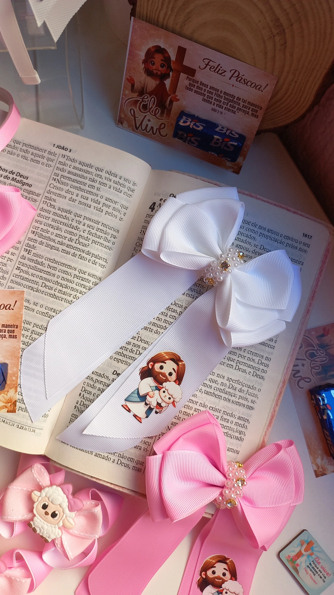 LAÇO DE PONTA JESUS ( PÁSCOA)